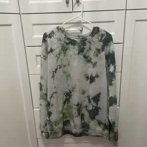 tie dye urban crewneck sweatshirt